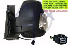 SPECCHIO SPECCHIETTO RETROVISORE ELETTRICO SINISTRO PER FORD TRANSIT 2014 - 2020