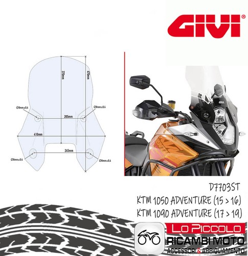 Givi parabrezza paravento - givi,