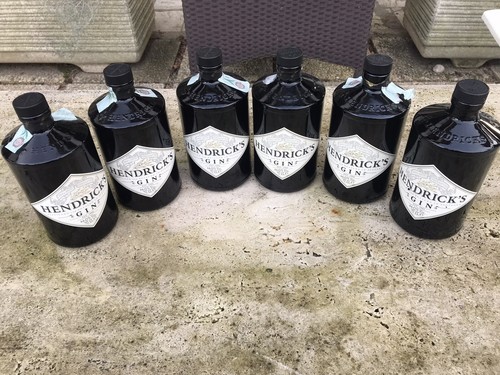 Lotto bottiglie vuote gin - lotto,