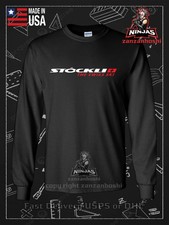 T-shirt uomo manica lunga Stockli The Swiss Ski Logo maglietta americana nuova
