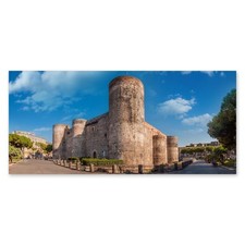Lupia Quadro su Tela Canvas DEEP 65X143 CATANIA - CASTELLO URSINO