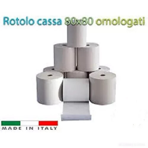 Rotoli cassa 80x80 - rotoli, carta