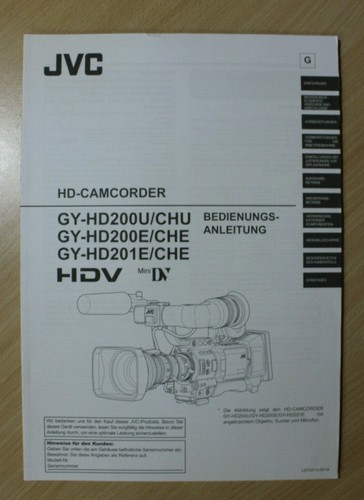 Jvc 200 chu - jvc, u/chu-e/che