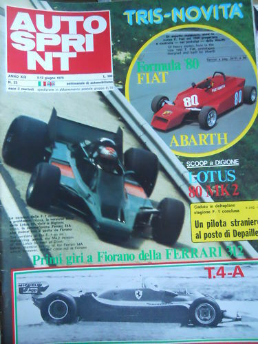 Autosprint 1979 servizio - autosprint,