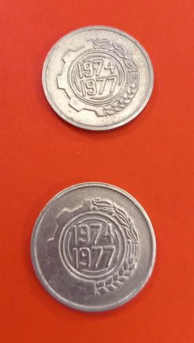 Monete centimes algeria - 2,