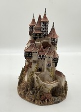 Rara statuina vintage LE (#88/1500) Lilliput Lane Schloss Rheinjungfrau Castle LEGGI