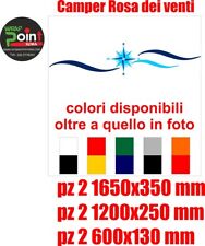 ADESIVI CAMPER ROSA DEI VENTI