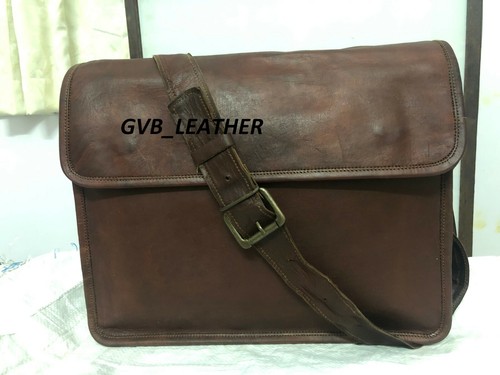 Uomo pelle messenger - uomo, custodia