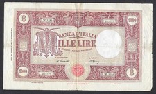 ITALIA REPUBBLICA - BANCONOTA LIRE 1000 CONTRASSEGNO MEDUSA 14.04.1948 (W3793)