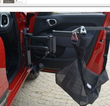 Gruetta sollevapersone disabili x auto completo imbracatura taglia M e carrello 