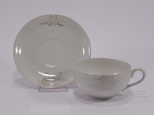 Antica tazza piattino - tazza,