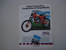 advertising Pubblicità 1980 MOTO FANTIC CROSS COMPETIZIONE 125
