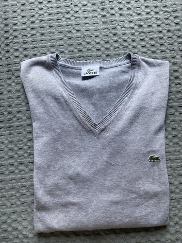 Maglione lacoste uomo grigio - lacoste,