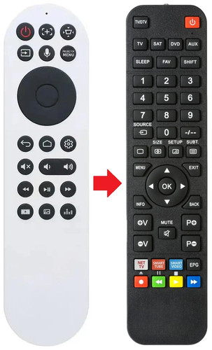 Telecomando adatto per benq - telecomando,