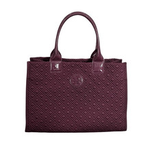 Borsa trapuntata Tory Burch grande bordeaux Marion Ella