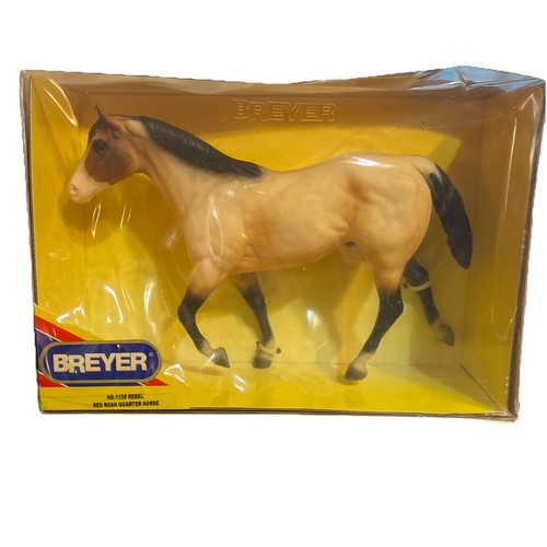 Breyer rebel red roan quarter - breyer,