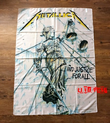Bandiera metallica banner - metallica,