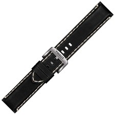 Correa Tissot en piel negra y
