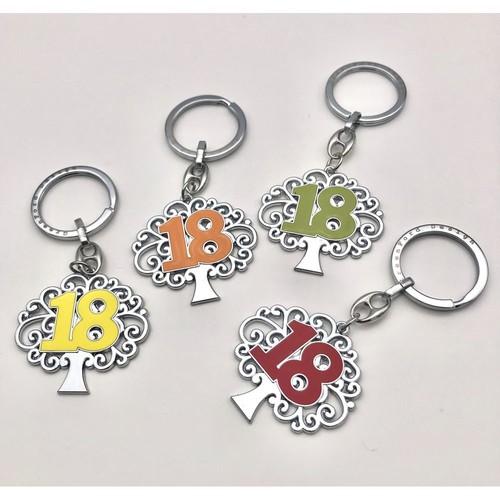 10x portachiavi anni - 10x, 18