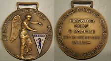 grande medaglia atletica brescia 1950 sponsor birra wuhrer