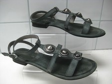 SANDALI GLADIATORE PELLE 6,5 40 ballerine cinturino alla caviglia cinturino eleganti TAMARIS 