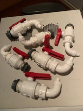 6 valvola rubinetto sfera in pvc per botti di acqua olio vino, 3da 3/4 e 3da 1/2