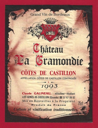 Etiquette label bordeaux - etiquette,