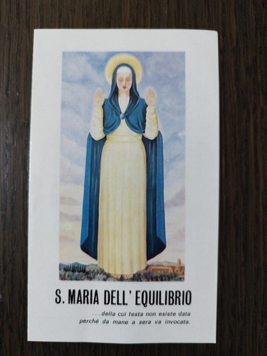 Santa maria dell equilibrio - santa,