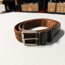 Stefano Corsini cintura in pelle fatta a mano in Italia ferramenta argento uomo 42