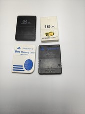 Lotto schede di memoria PS2 x4