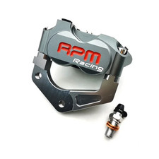 Pinza Freno Moto Anteriore 4 Pistoni Prestazioni 82mm Montaggio Radiale