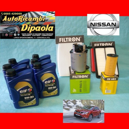 Kit tagliando nissan qashqai - kit,