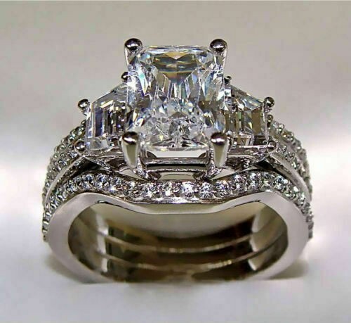 Set anello trio fidanzamento - set,