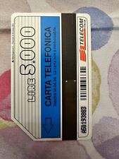 Scheda Telefonica Rara SIP 5000 Lire