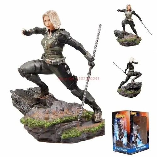 Figurine black widow 18cm - black,