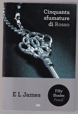 Libro Cinquanta Sfumature di Rosso James 2012 SC57A