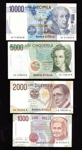 Lotto banconote non - 4,