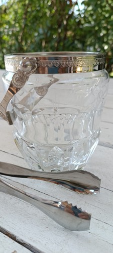 Vintage crystal ice - , bucket