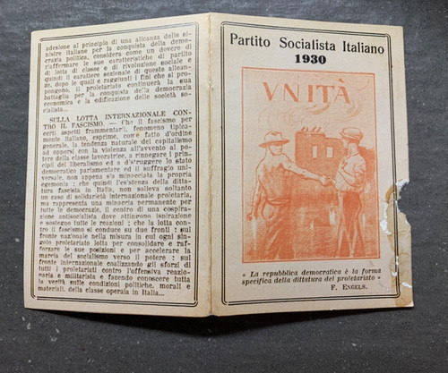 Tessera partito socialista - partito,