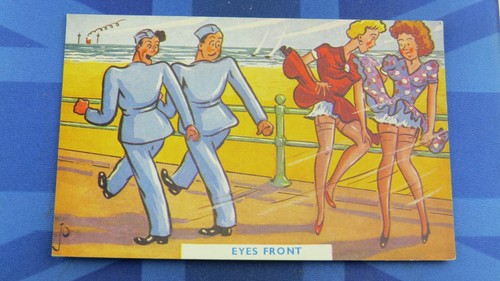 Saucy comic postcard 1930s - comic,