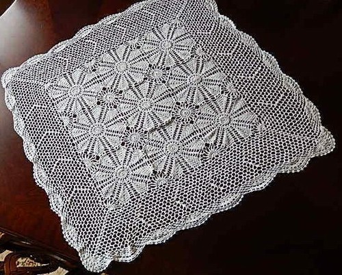 Crochet lace table - ,