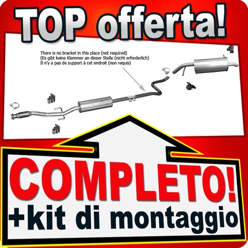 Scarico completo per peugeot - completo,