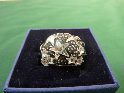 Anello swarovski vintage - vintage, jet