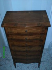 SETTIMINO INTARSIATO ,cm. 100 h x 50 l X 30 p