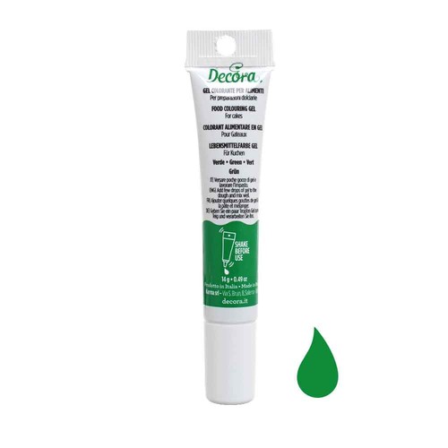 Gel colorante verde per