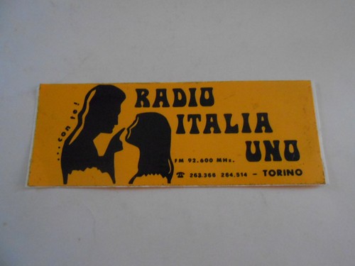Adesivo sticker radio italia - sticker-radio,