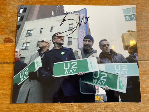 Bono autograph and - and, keane