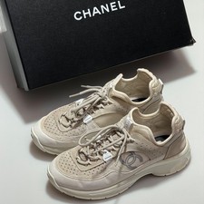 Sneakers Chanel donna beige