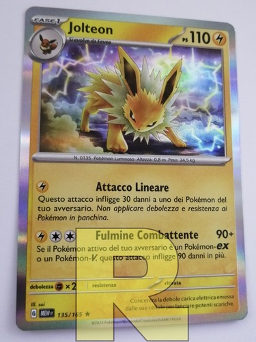 Jolteon pokemon 151 mew - ®,