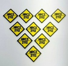 10- Ricambio HRC2 FR Patch Hi Vis HRC2 Ferro On Pantaloni Ignifughi BONUS 